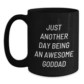 Funny Goddad Gifts from Men, for Goddads on Christmas Unique Mugs - Main